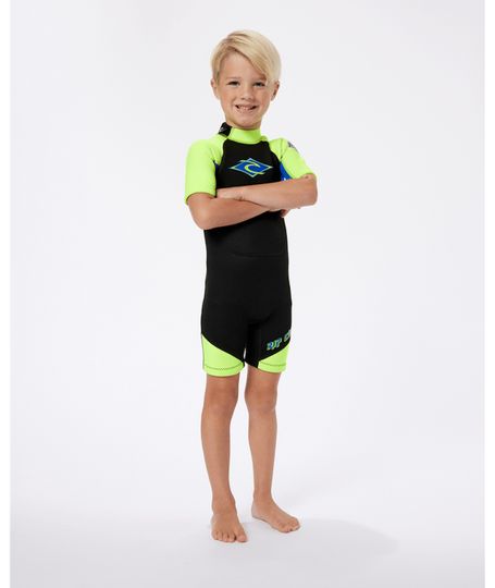 Rip Curl 2027 Grom's Omega B/Zip Springsuit