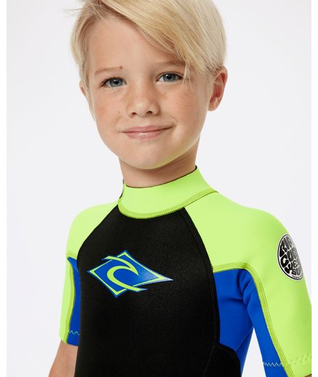 Rip Curl 2027 Grom's Omega B/Zip Springsuit