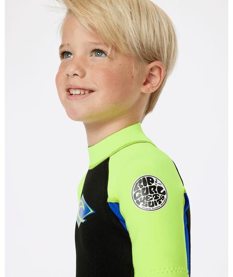 Rip Curl 2027 Grom's Omega B/Zip Springsuit