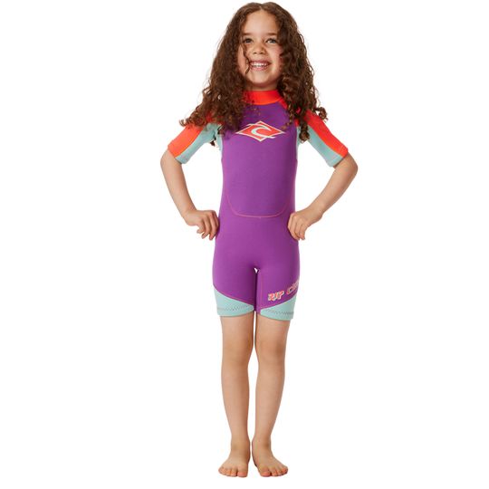 Rip Curl 2027 Grom's Omega B/Zip Springsuit