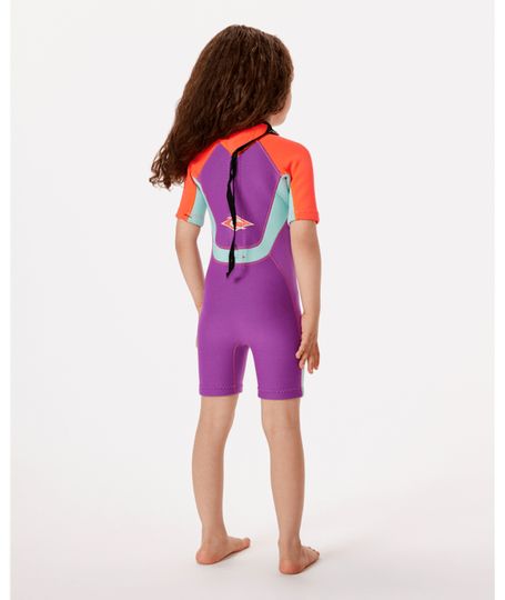 Rip Curl 2027 Grom's Omega B/Zip Springsuit
