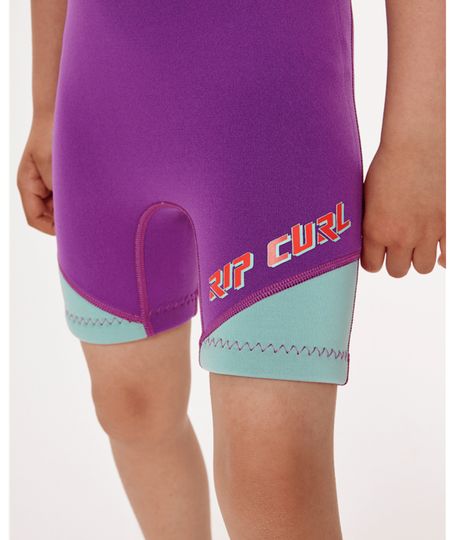 Rip Curl 2027 Grom's Omega B/Zip Springsuit
