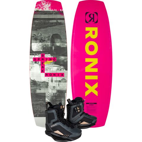 Ronix 2027 Spring Break Women's Cable Park Wakeboard with Rise Boots