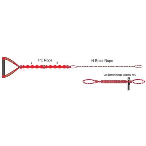 Liquid Force 2027 9" Foil Surf Rope & Handle Combo