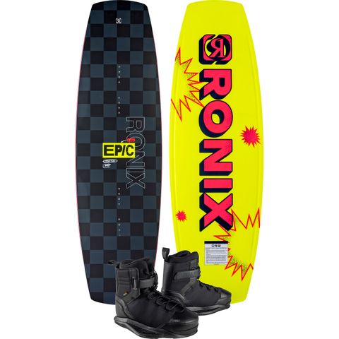 Ronix 2027 Epic Men's Cable Park Wakeboard with Footprint Boots