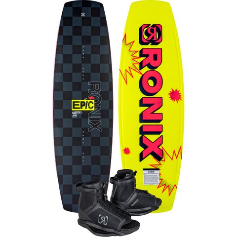 Ronix 2027 Epic Men's Cable Park Wakeboard with Divide Boots