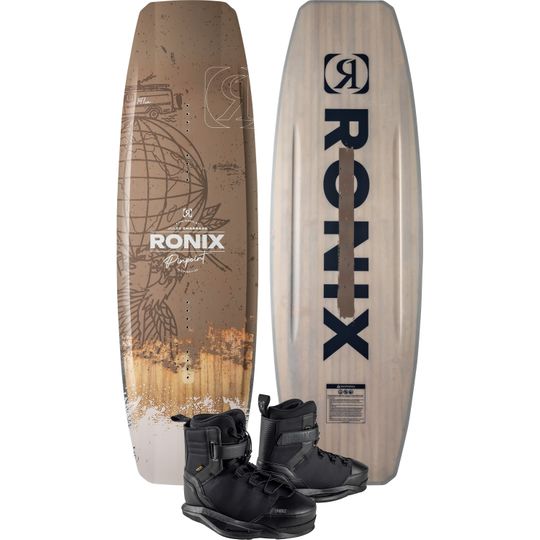 Ronix 2027 Pinpoint Men's Cable Park Wakeboard with Footprint Boots