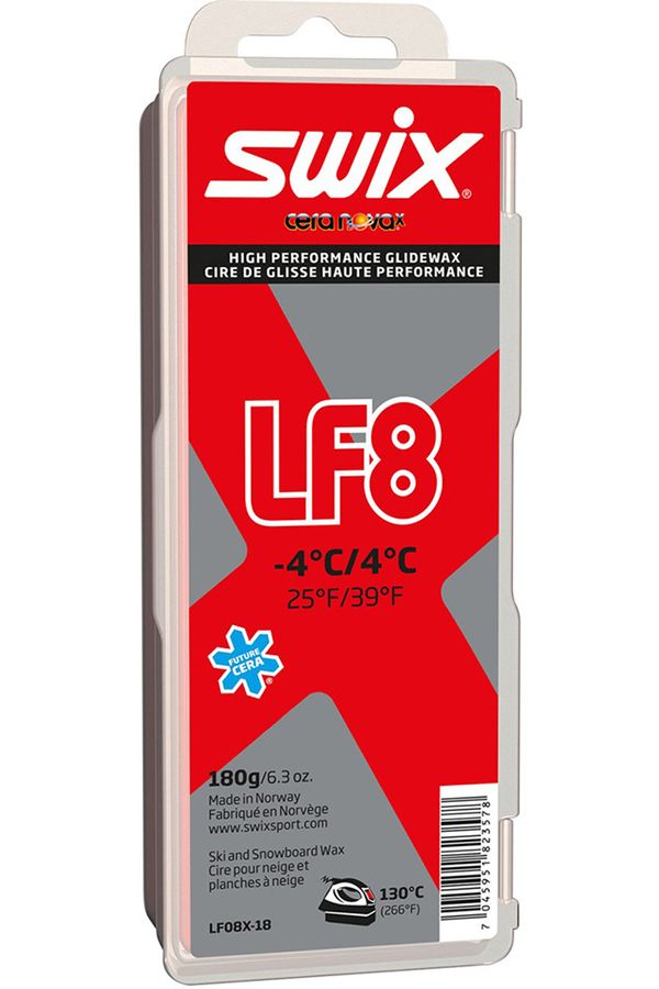Swix LF8X Wax (Red -4c To 4c) 180g