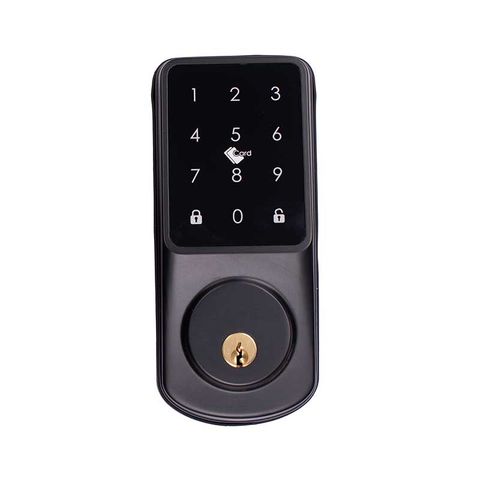 LIONHEAD TTLock The FRANKLIN Bluetooth Deadbolt Black 60/70m