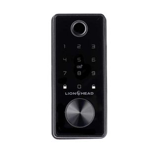 LIONHEAD TTLock The BEAUFORT Bluetooth Deadbolt Black 60/70m