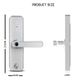 LIONHEAD DIGITAL ENTRANCE LOCK SILVER