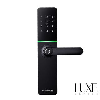 LIONHEAD TTLock The ENMORE LUXE Entrance Lock Black WiFi BLE