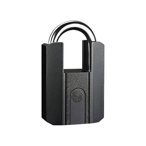 LIONHEAD TTLock Padlock Black Zinc Alloy Bluetooth APP Finge