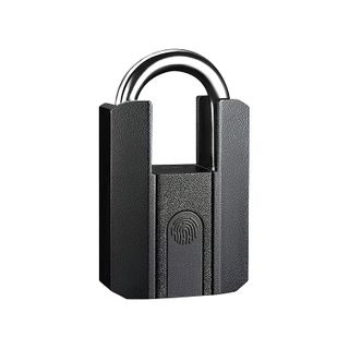 LIONHEAD TTLock Padlock Black Zinc Alloy Bluetooth APP Finge
