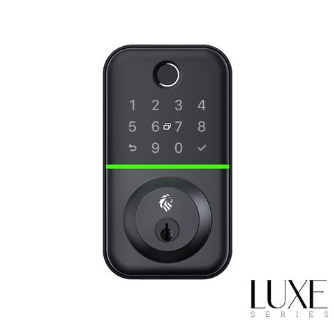 LIONHEAD TTLock The FLINDERS LUXE Bluetooth Deadbolt Black 6