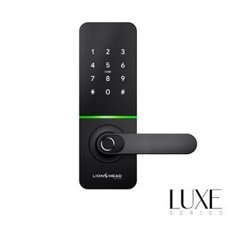 LIONHEAD TTLock The REGENT LUXE Entrance Lock Black WiFi BLE