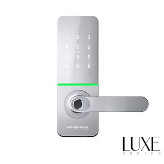 LIONHEAD TTLock The REGENT LUXE Entrance Lock Silver WiFi BL