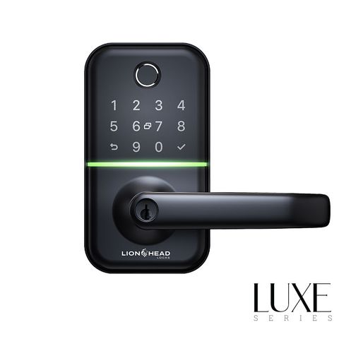 LIONHEAD TTLock The CARLISLE LUXE Entrance Lock Black BLE Fi