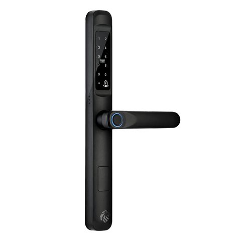 LIONHEAD TTLock The ESSEX Narrow Entrance Lock Black Fingerp