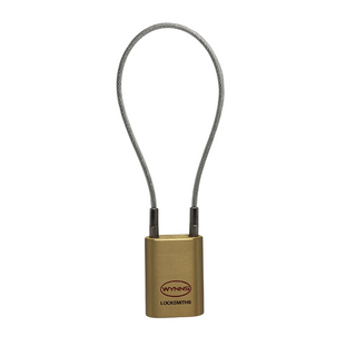 WYNNS 40MM PADLOCK 150MM CABLE KD DP