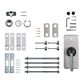 ADI 2 POINT LOCKING BAR LB702-1/175 LH WITH INTERNAL LEVER