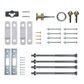 ADI BAR LOCKING LB802-1 WITH INT LEVER/EXT CYL LH