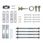 ADI 2 POINT LOCKING BAR LB802-1/175 LH FOR DOORS 930-1080MM