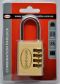 40MM 4 WHEEL COMBINATION PADLOCK