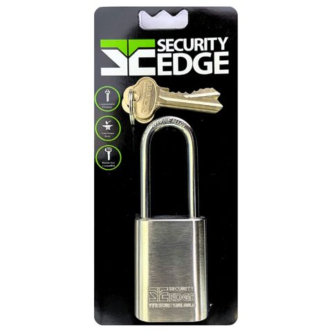SECURITY EDGE L 40MM PADLOCK, 27MM MARINE ALLOY SHACKLE KDDP