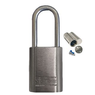 SECURITY EDGE L 40MM PADLOCK, 27MM MARINE ALLOY SHACKLE KDDP