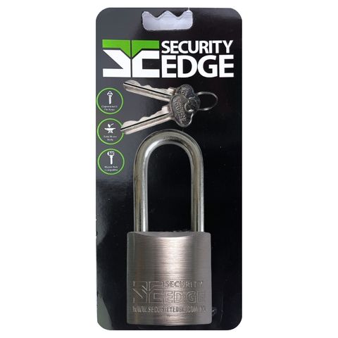 SECURITY EDGE L 45MM PADLOCK, 50MM MARINE ALLOY SHACKLE KDDP
