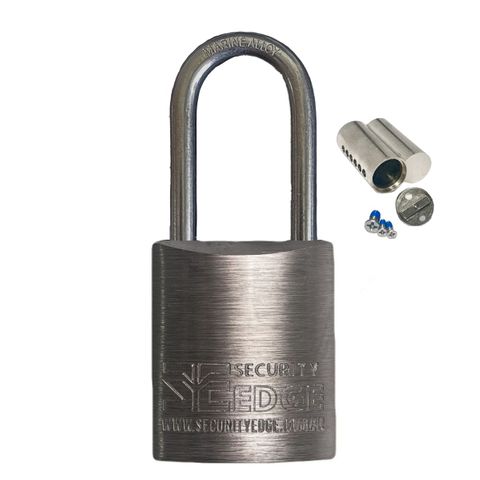 SECURITY EDGE L 45MM PADLOCK, 50MM MARINE ALLOY SHACKLE KDDP