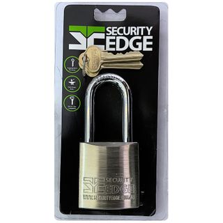 SECURITY EDGE L 50MM PADLOCK, 50MM BORON ALLOY SHACKLE KDDP