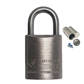 SECURITY EDGE L 45MM PADLOCK, 27MM MARINE ALLOY SHACKLE KA1