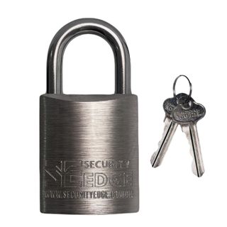 SECURITY EDGE L 45MM PADLOCK, 27MM MARINE ALLOY SHACKLE KA1