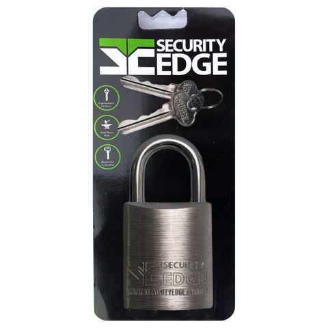 SECURITY EDGE L 45MM PADLOCK, 27MM MARINE ALLOY SHACKLE KDDP
