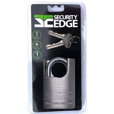 SECURITY EDGE L CS55MM PADLOCK 27MM BORON ALLOY SHACKLE KDDP