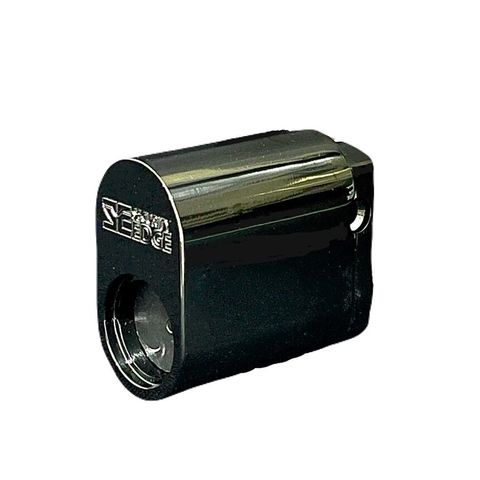 SECURITY EDGE L 570 OVAL CYLINDER KA1 PVD BLACK