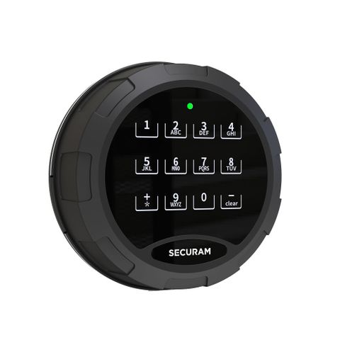 SECURAM SAFELOGIC WIFI ENTRY PAD MATT BLACK EC-W2301A-MB