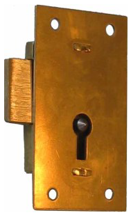 JACKSONS CABINET CUPBOARD LOCK 63.5MM 1 LEVER