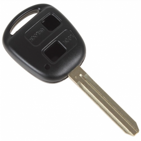 TOYOTA SQUARE STYLE 2 BUTTON REMOTE SHELL