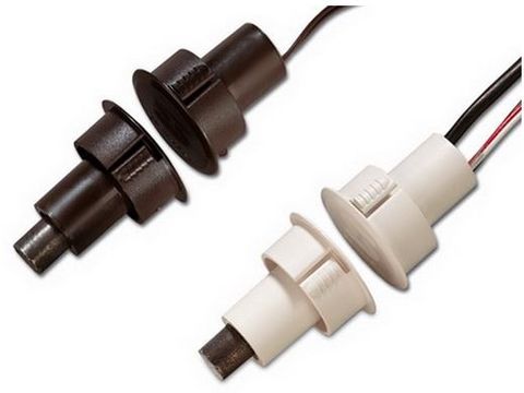 SENTROL REED SWITCH, 19MM MAHOGANY