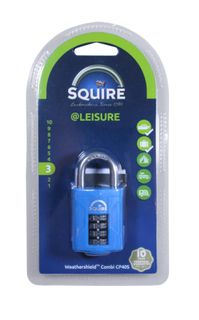 SQUIRE CP40 COMBINATION PADLOCK STAINLESS STEEL SHACKLE