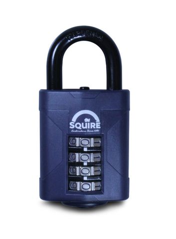 SQUIRE CP50 COMBINATION PADLOCK SHORT, OPEN SHACKLE