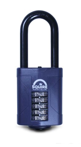 SQUIRE CP60 COMBINATION PADLOCK LONG SHACKLE