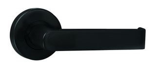 LEVER 1 PASSAGE SET NO LATCH BLACK