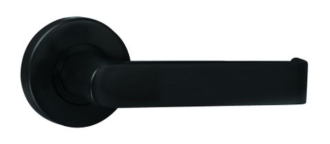 LEVER 1 PASSAGE SET NO LATCH BLACK