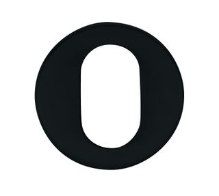 YALE OVAL CYLINDER ESCUTCHEON BLACK