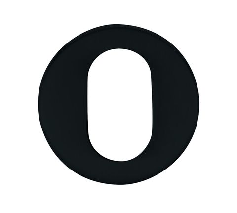 YALE OVAL CYLINDER ESCUTCHEON BLACK