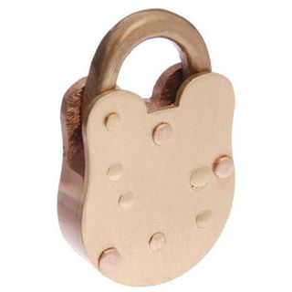 JACKSONS PADLOCK BRONZE PROUD RIVETED BACK